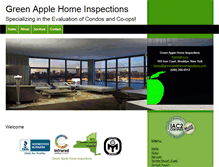 Tablet Screenshot of greenapplehomeinspections.com